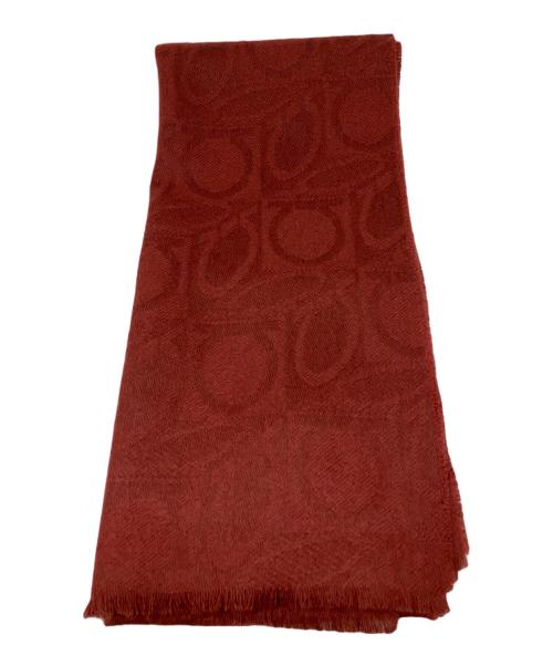 Ferragamo（フェラガモ）Ferragamo (フェラガモ) マフラー レッドの古着・服飾アイテム