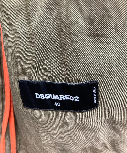 DSQUARED2（ディースクエアード）DSQUARED2 (ディースクエアード) サファリジャケット オリーブ サイズ:46の古着・服飾アイテム