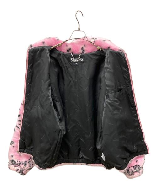 SUPREME（シュプリーム）Supreme (シュプリーム) Bandana Faux Fur Bomber Jacket ピンク サイズ:XLの古着・服飾アイテム