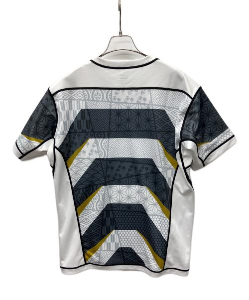 Canterbury（カンタベリー）Canterbury (カンタベリー) ゲームシャツ ブラック×ホワイト サイズ:Lの古着・服飾アイテム