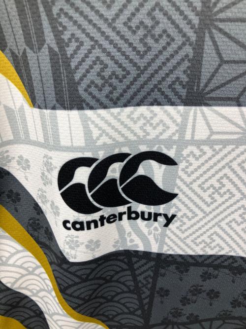 Canterbury（カンタベリー）Canterbury (カンタベリー) ゲームシャツ ブラック×ホワイト サイズ:Lの古着・服飾アイテム