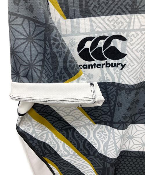 Canterbury（カンタベリー）Canterbury (カンタベリー) ゲームシャツ ブラック×ホワイト サイズ:Lの古着・服飾アイテム