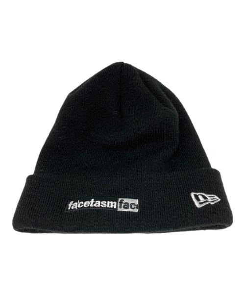 New Era（ニューエラ）New Era (ニューエラ) FACETASM (ファセッタズム) ニット帽 ブラックの古着・服飾アイテム