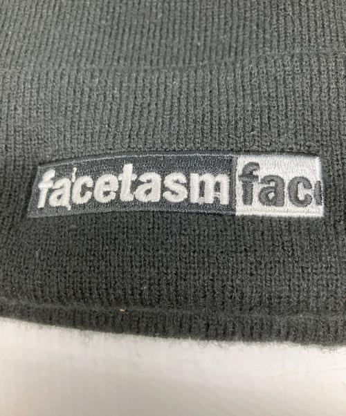 New Era（ニューエラ）New Era (ニューエラ) FACETASM (ファセッタズム) ニット帽 ブラックの古着・服飾アイテム