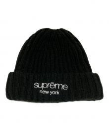 SUPREME（シュプリーム）の古着「Classic Logo Chuhky Ribbed Beanie」｜ブラック