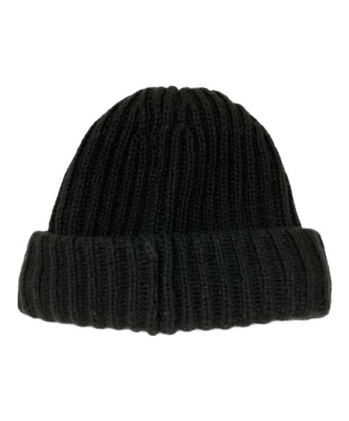 SUPREME（シュプリーム）SUPREME (シュプリーム) Classic Logo Chuhky Ribbed Beanie ブラックの古着・服飾アイテム