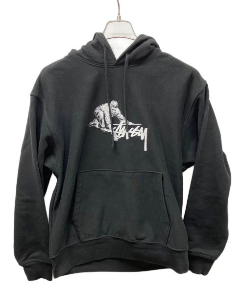 stussy（ステューシー）stussy (ステューシー) パーカー ブラック サイズ:Sの古着・服飾アイテム