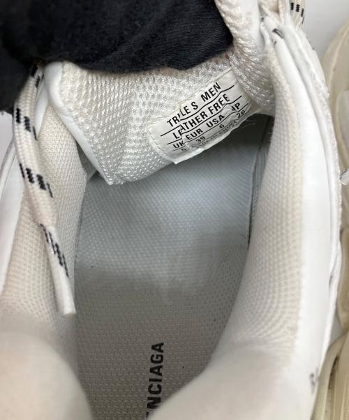 BALENCIAGA（バレンシアガ）BALENCIAGA (バレンシアガ) ダットスニーカー ホワイト サイズ:26cmの古着・服飾アイテム