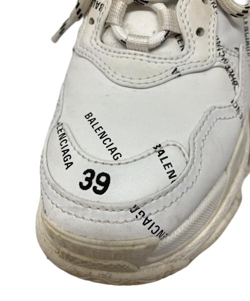 BALENCIAGA（バレンシアガ）BALENCIAGA (バレンシアガ) ダットスニーカー ホワイト サイズ:26cmの古着・服飾アイテム