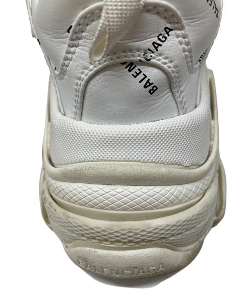 BALENCIAGA（バレンシアガ）BALENCIAGA (バレンシアガ) ダットスニーカー ホワイト サイズ:26cmの古着・服飾アイテム