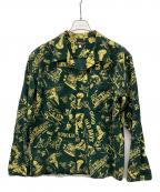 Sun Surfサンサーフ）の古着「長袖シャツ」｜グリーン