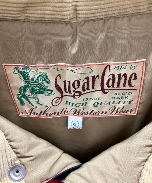 SUGAR CANE（シュガーケーン）SUGAR CANE (シュガーケーン) ダウンベスト レッド×ネイビー サイズ:XLの古着・服飾アイテム