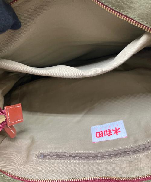 木和田（キワダ）木和田 (キワダ) ショルダーバッグ ブラウン×カーキの古着・服飾アイテム
