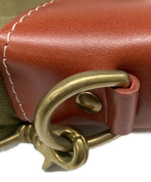 木和田（キワダ）木和田 (キワダ) ショルダーバッグ ブラウン×カーキの古着・服飾アイテム