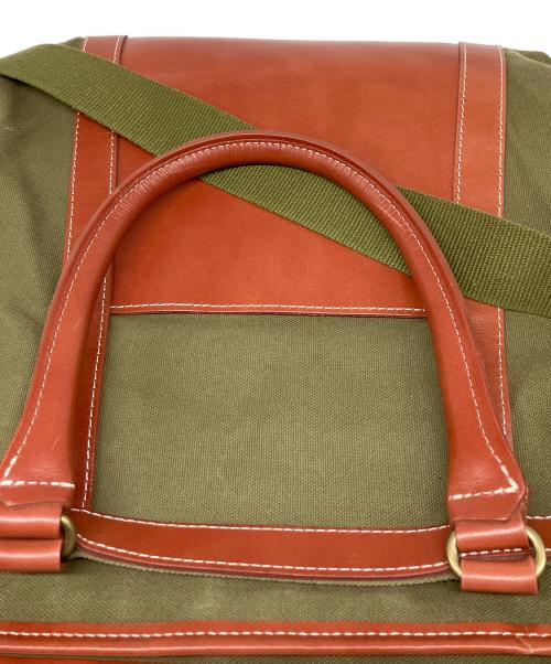 木和田（キワダ）木和田 (キワダ) ショルダーバッグ ブラウン×カーキの古着・服飾アイテム