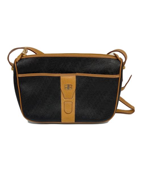 BALENCIAGA（バレンシアガ）BALENCIAGA (バレンシアガ) BBショルダーバッグ ブラウン×ブラックの古着・服飾アイテム