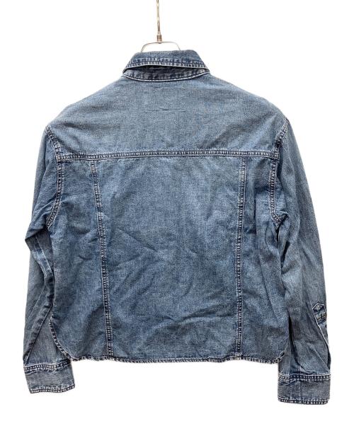JUSGLITTY（ジャスグリッティー）JUSGLITTY (ジャスグリッティー) デニムシャツ インディゴ サイズ:Sの古着・服飾アイテム
