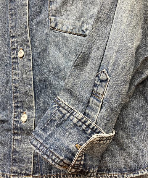JUSGLITTY（ジャスグリッティー）JUSGLITTY (ジャスグリッティー) デニムシャツ インディゴ サイズ:Sの古着・服飾アイテム