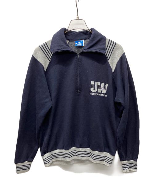 Champion（チャンピオン）Champion (チャンピオン) スウェット ネイビー×グレー サイズ:Lの古着・服飾アイテム