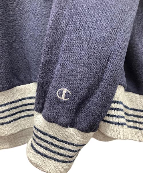 Champion（チャンピオン）Champion (チャンピオン) スウェット ネイビー×グレー サイズ:Lの古着・服飾アイテム