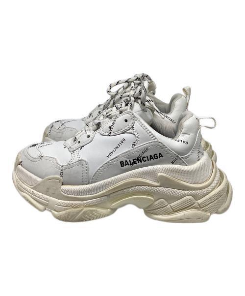 BALENCIAGA（バレンシアガ）BALENCIAGA (バレンシアガ) TRIPLE S ホワイト サイズ:24cmの古着・服飾アイテム