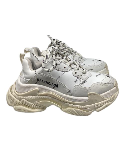 BALENCIAGA（バレンシアガ）BALENCIAGA (バレンシアガ) TRIPLE S ホワイト サイズ:24cmの古着・服飾アイテム