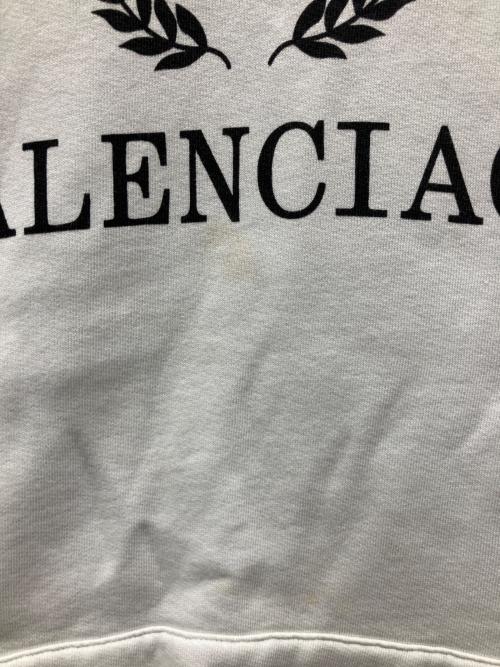 BALENCIAGA（バレンシアガ）BALENCIAGA (バレンシアガ) プルオーバーパーカー ホワイト サイズ:Sの古着・服飾アイテム