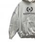 中古・古着 BALENCIAGA (バレンシアガ) プルオーバーパーカー ホワイト サイズ:S：30000円