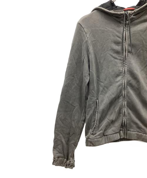 PRADA（プラダ）PRADA (プラダ) ジップパーカー グレー サイズ:Mの古着・服飾アイテム