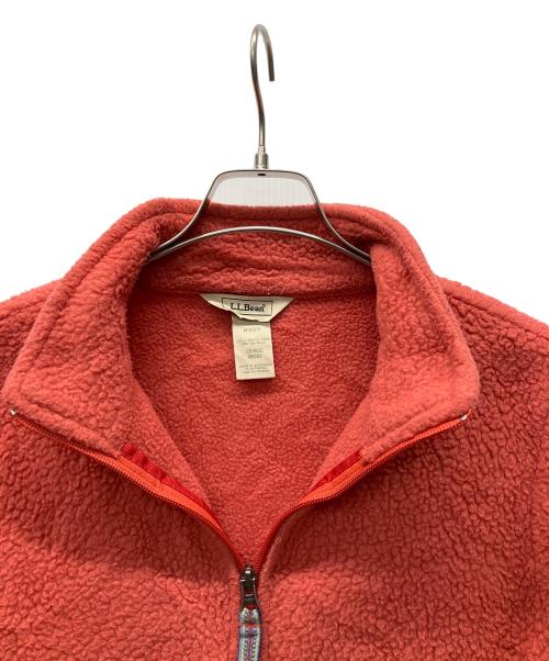 L.L.Bean（エルエルビーン）L.L.Bean (エルエルビーン) フリースジャケット レッド サイズ:Lの古着・服飾アイテム