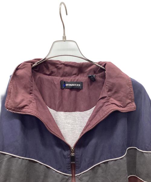 WINNERS（ウィナーズ）WINNERS (ウィナーズ) ナイロンジャケット ネイビー×レッド サイズ:XLの古着・服飾アイテム