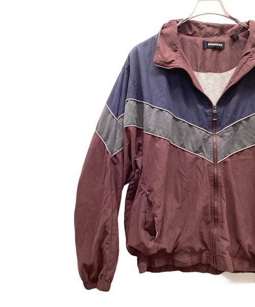 WINNERS（ウィナーズ）WINNERS (ウィナーズ) ナイロンジャケット ネイビー×レッド サイズ:XLの古着・服飾アイテム