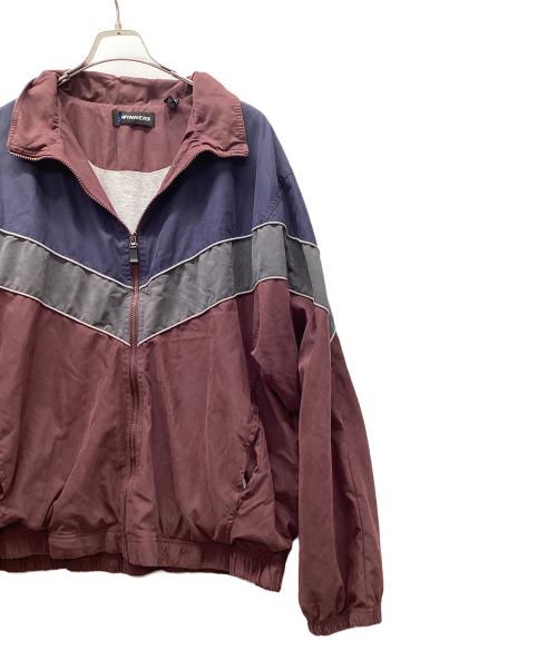 WINNERS（ウィナーズ）WINNERS (ウィナーズ) ナイロンジャケット ネイビー×レッド サイズ:XLの古着・服飾アイテム