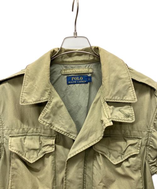 POLO RALPH LAUREN（ポロ・ラルフローレン）POLO RALPH LAUREN (ポロ・ラルフローレン) ミリタリーシャツ カーキ サイズ:Sの古着・服飾アイテム