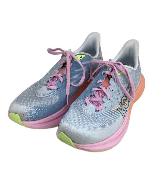 HOKA（ホカ）HOKA (ホカ) ランニングシューズ オレンジ×ブルー サイズ:23.5cmの古着・服飾アイテム