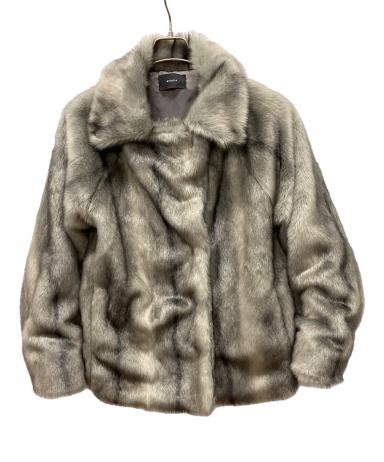 中古・古着通販】EMODA (エモダ) ファージャケット グレー サイズ:free