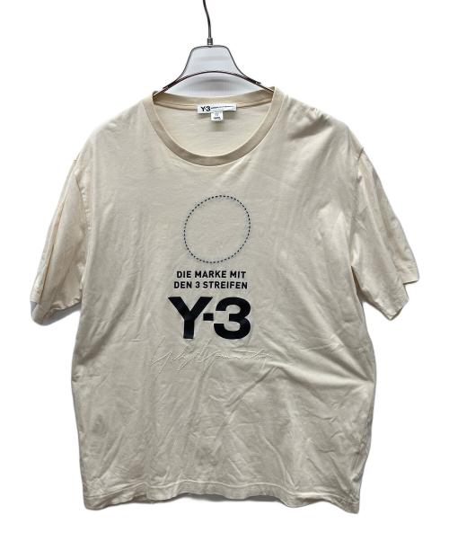 Y-3（ワイスリー）Y-3 (ワイスリー) 半袖カットソー ベージュ サイズ:2XLの古着・服飾アイテム