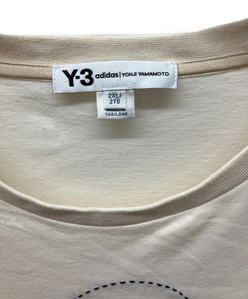 Y-3（ワイスリー）Y-3 (ワイスリー) 半袖カットソー ベージュ サイズ:2XLの古着・服飾アイテム