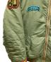 中古・古着 stussy (ステューシー) Schott (ショット) フライトジャケット カーキ サイズ:L：16000円