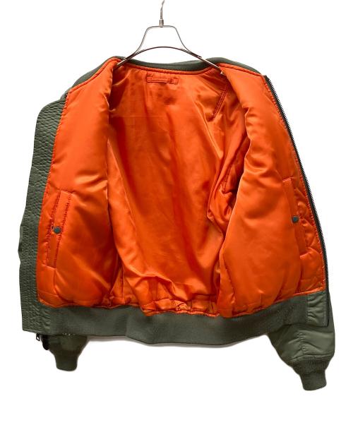 AVIREX（アヴィレックス）AVIREX (アヴィレックス) フライトジャケット カーキ サイズ:Lの古着・服飾アイテム