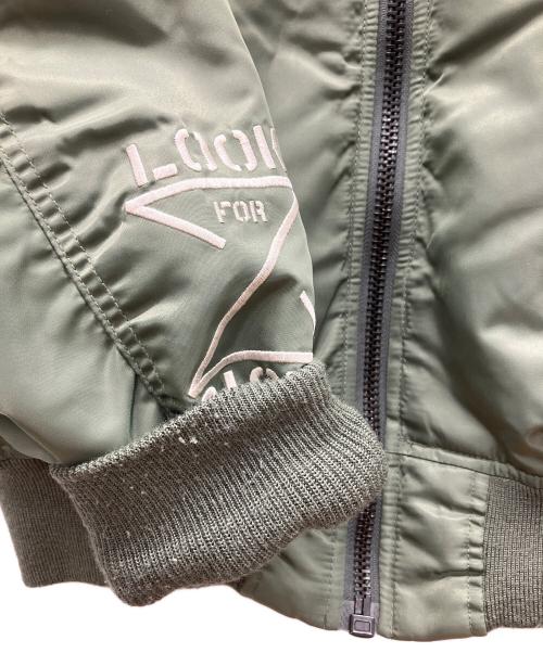 AVIREX（アヴィレックス）AVIREX (アヴィレックス) フライトジャケット カーキ サイズ:Lの古着・服飾アイテム