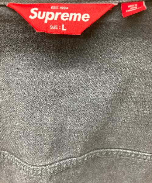 SUPREME（シュプリーム）SUPREME (シュプリーム) Distressed Selvedge Trucker Jacket Washed Black ブラック サイズ:Lの古着・服飾アイテム