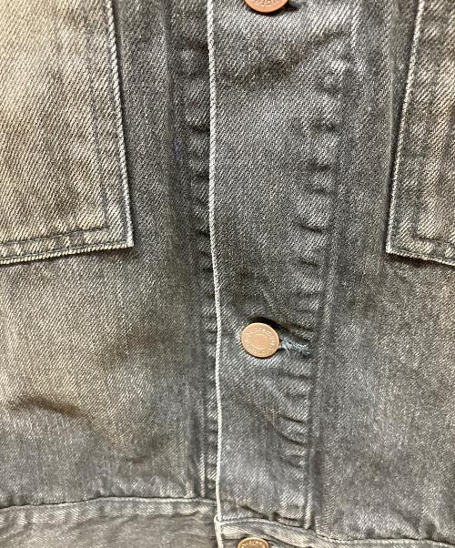 SUPREME（シュプリーム）SUPREME (シュプリーム) Distressed Selvedge Trucker Jacket Washed Black ブラック サイズ:Lの古着・服飾アイテム