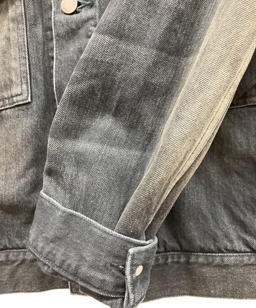 SUPREME（シュプリーム）SUPREME (シュプリーム) Distressed Selvedge Trucker Jacket Washed Black ブラック サイズ:Lの古着・服飾アイテム