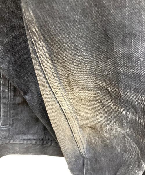 SUPREME（シュプリーム）SUPREME (シュプリーム) Distressed Selvedge Trucker Jacket Washed Black ブラック サイズ:Lの古着・服飾アイテム