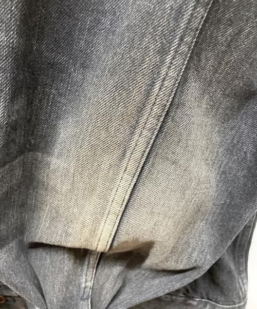 SUPREME（シュプリーム）SUPREME (シュプリーム) Distressed Selvedge Trucker Jacket Washed Black ブラック サイズ:Lの古着・服飾アイテム