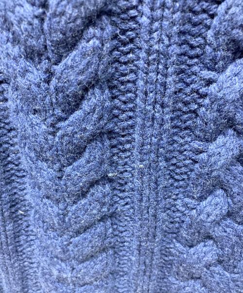 SUPREME（シュプリーム）SUPREME (シュプリーム) Applique Cable Knit Sweater ブルー サイズ:Lの古着・服飾アイテム