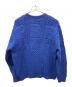 SUPREME (シュプリーム) Applique Cable Knit Sweater ブルー サイズ:L：20000円