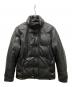 ISAMU KATAYAMA BACKLASH（イサムカタヤマ・バックラッシュ）の古着「レザーダウンジャケット」｜ブラック