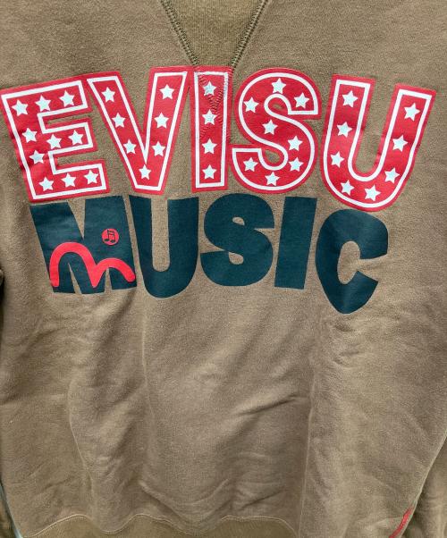 EVISU（エヴィス）EVISU (エヴィス) スウェット ブラウン サイズ:44の古着・服飾アイテム